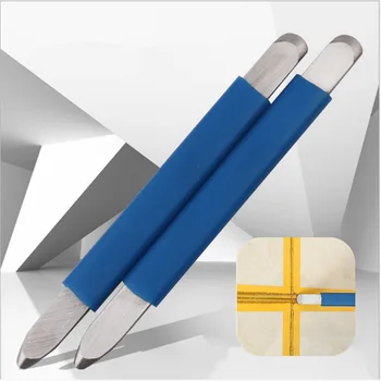 

Professional Dual Head Putty Knife Drywall Scraper Floor Wall Ceramic Tile Grout Corner Shovel Pressure Seamer Construction Tool