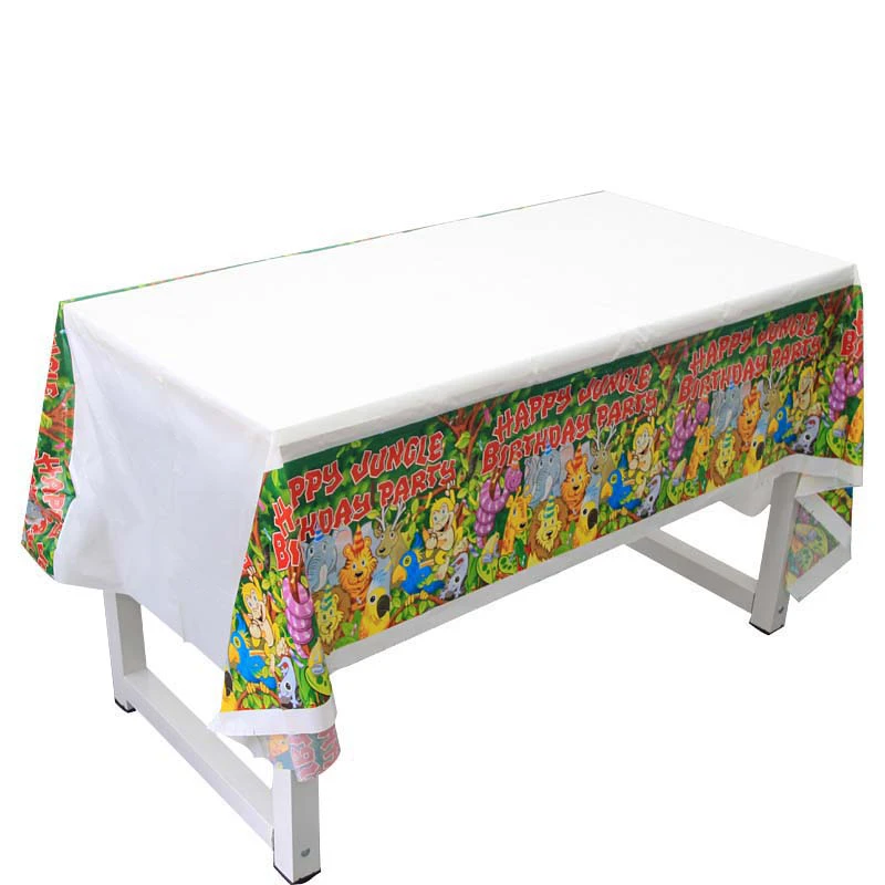 safari plastic tablecloth