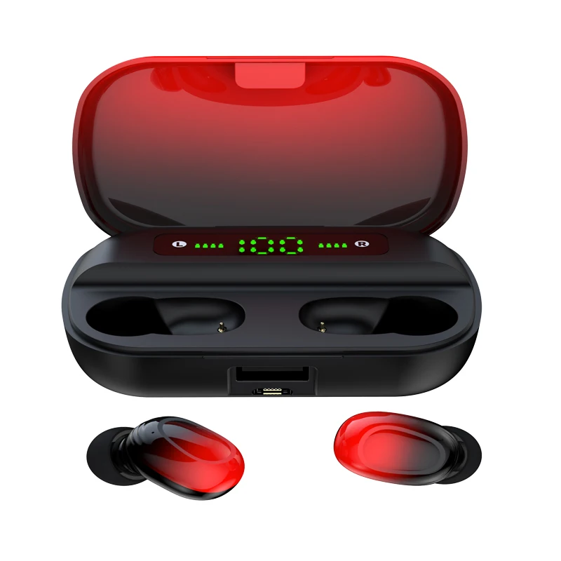 High Quality HBQ Q82 Tws Gradation Bluetooths Earphone Business Earpieces Sport Headset Waterproof Noise cancelling