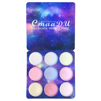 

Highlighter Illuminator Makeup Face Eye Shadow Brighten Contouring Highlighter Powder Palette Bronzer Face Glow Kit Cosmetics