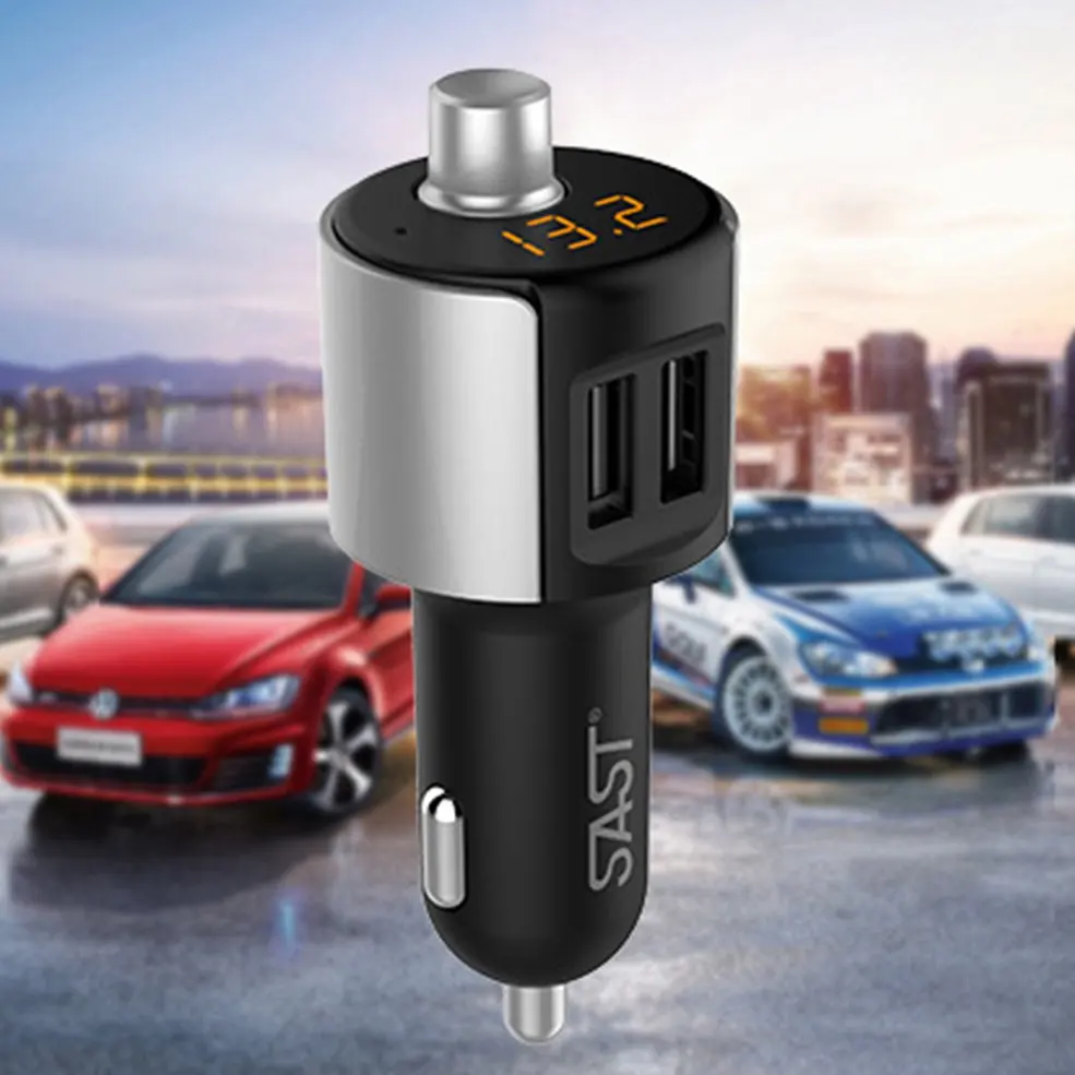 Автомобильный Mp3 автомобильный телефон зарядное устройство Bluetooth Автомобильный Mp3 Bluetooth плеер Ay-t56 Bluetooth Музыка Смарт Быстрая зарядка