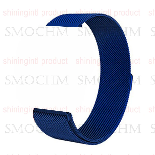 Smochm IWO 10 gps часы Bluetooth умные часы спортивные Смарт часы Обновлено IWO 9 Беспроводное зарядное устройство для iPhone Android - Цвет: blue milanese