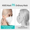 10-200Pieces ffp2 CE Mask fpp2 Approved kn95 Mascarillas Masks Kn95 Certified Black Mouth Caps Mask for Men Women 5 Layers 5