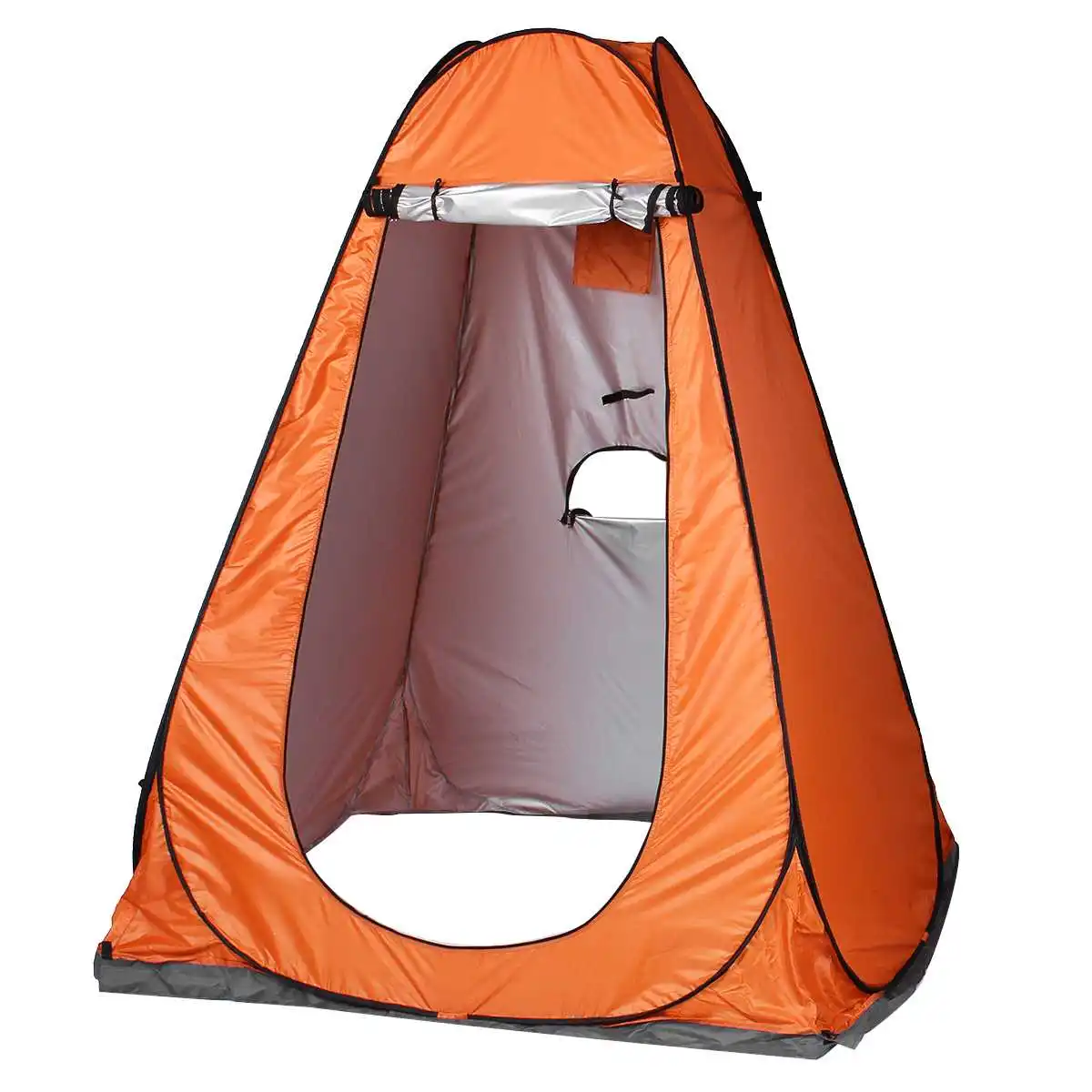 

1.5x1.5x1.9M Shower Tent Automatic Open Bathing Changing Cloth Tent 3 windows Ventilation UV Protection Waterproof Camping Tent