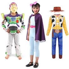 История игрушек 4 костюм дети древесный Базз Лайтер комбинезон Бо Peep Forky Duke Caboom костюмы косплей мальчик девочки Хэллоуин ковбой костюм