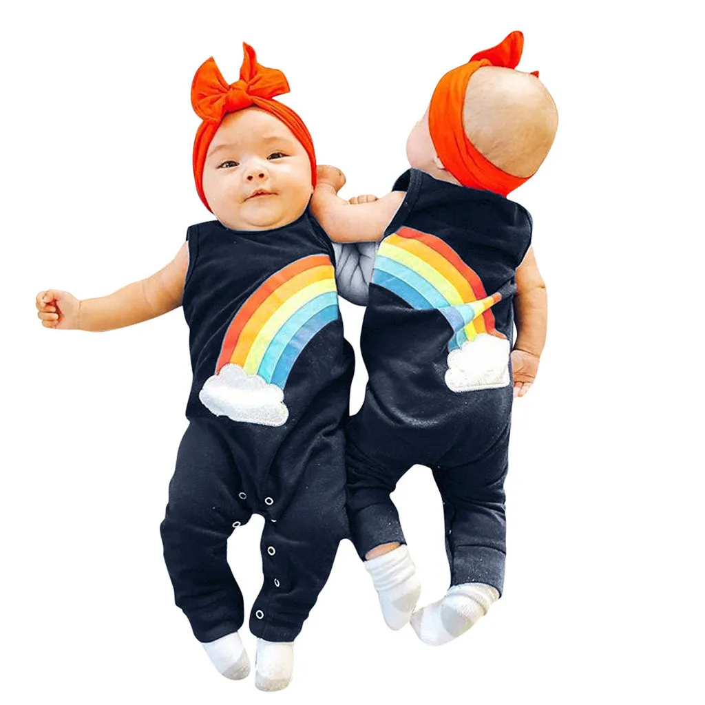 Одежда для маленьких девочек детская одежда комбинезон зимний костюм для Хэллоуина pudcoco комбинезон с рисунком радуги без рукавов для детей от 6 до 24 месяцев Z4