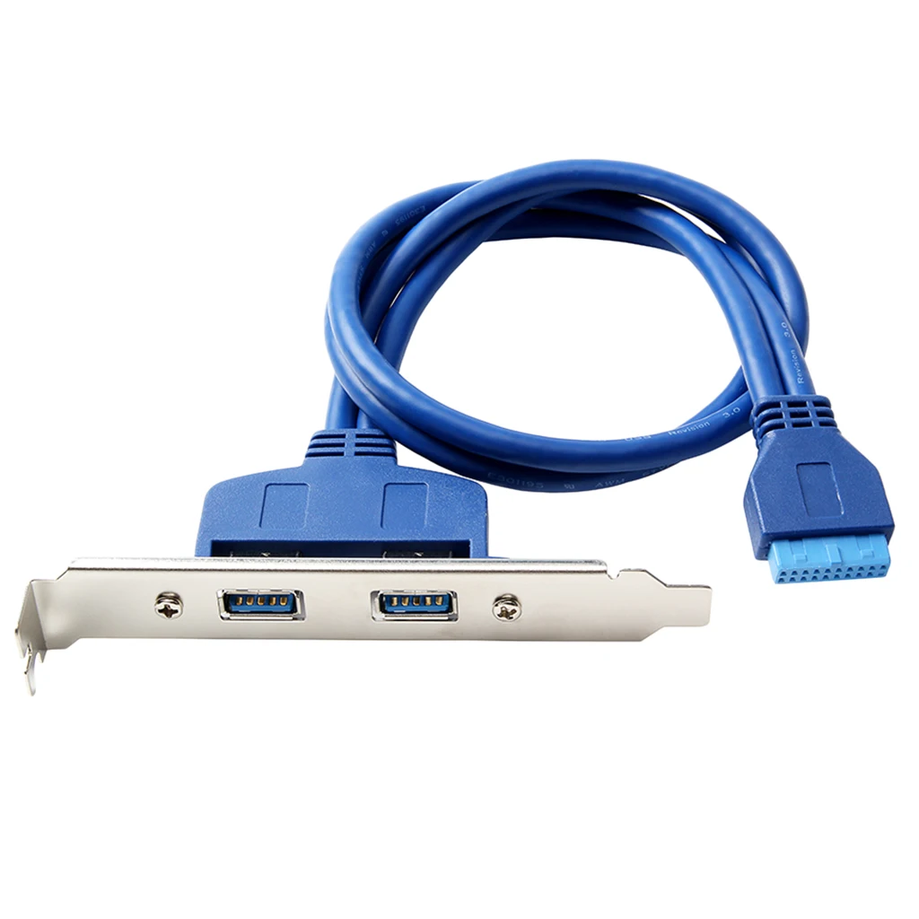 2 порта USB 3 0 тип A гнездо к 20 Pin коробка заголовок женский слот удлинитель