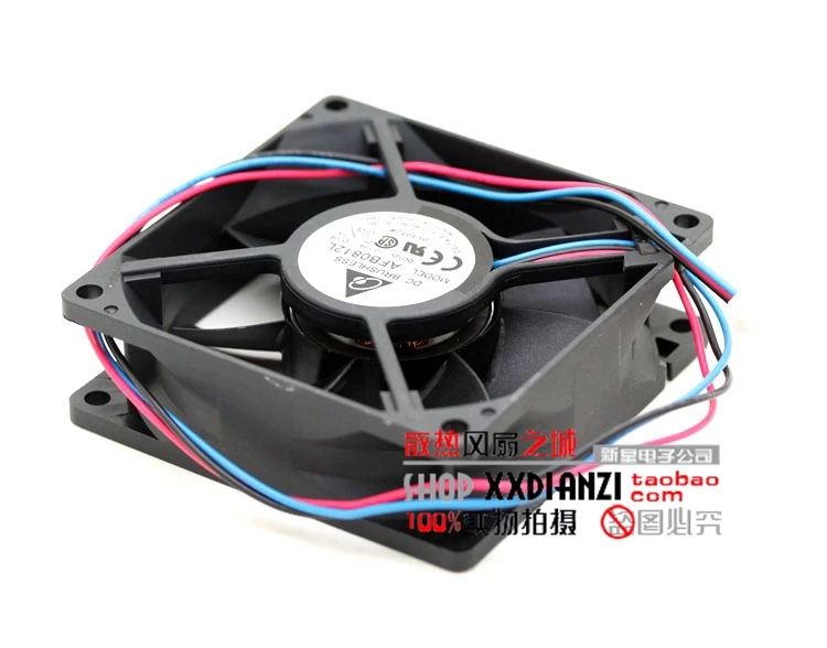 Новые 8 см AFB0812L 8025 0.12A Процессор 12 в источник электропитания Chassis вентилятор для ПК
