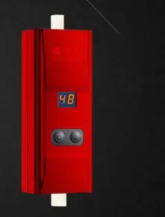 220v red Для домашнего использования мгновенный безрезервуарный электрический водонагреватель кран для душа ванна нагреватель Нижняя вода поток входящей воды нагреватель 1 шт - Цвет: 220v red