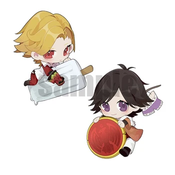 

Anime Kamen Rider OOO Eiji Hino ankh Cosplay Acrylic Keychain Charms Pendant Cute Q Version key ring Gift