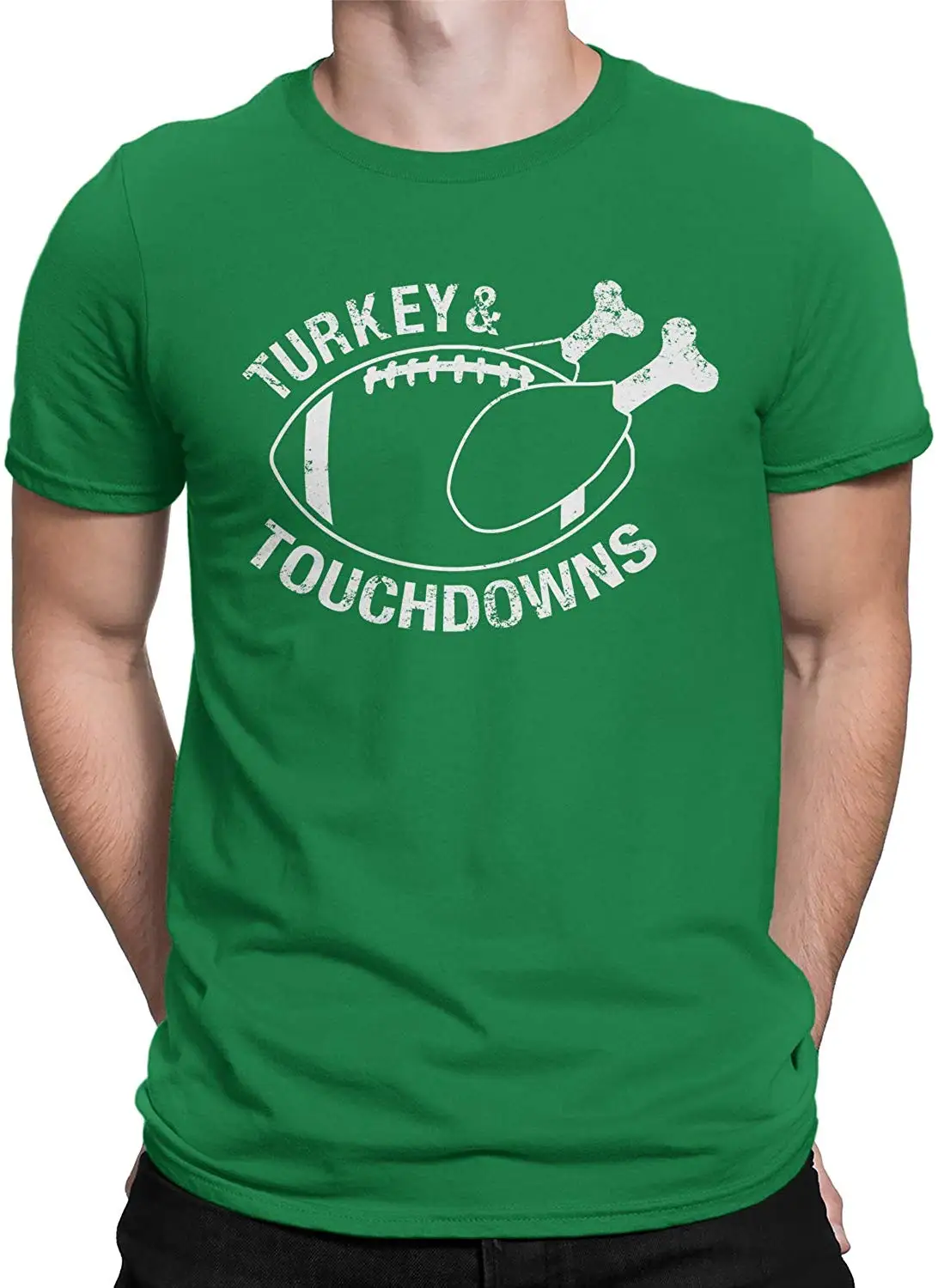 FGHFG Turkey &amp Touchdowns Men's TFGHFG Shirt Unisex men women t shirt |
