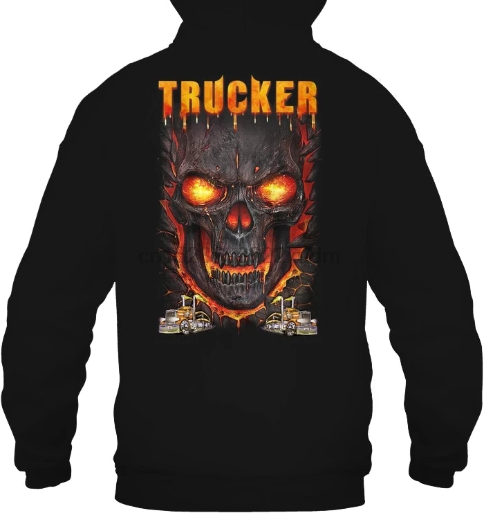 Мужская толстовка с капюшоном для водителя грузовика Ghost Rider Version женская уличная