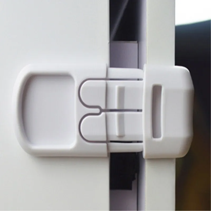 

4pcs Plastic Baby Kids Care Safety Protection Drawer Cabinet Door Right Angle Corner Lock Children Security Products