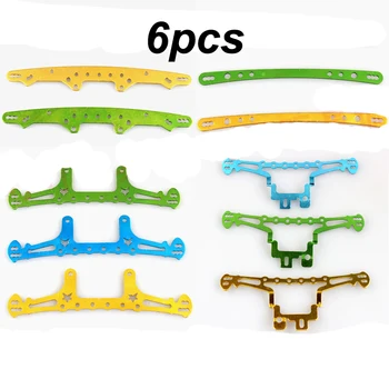 

6PCS Metal Faucet/Pteris Double Pole Connecting Rod 3 Colors Available Spare Parts for DIY Tamiya Mini 4WD RC Car Model