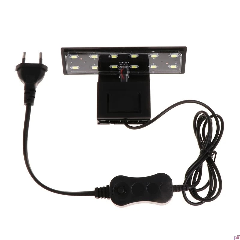 

12 LED Aquarium Fish Tank Clamp Clip Water Plant Grow White Color Lighting EU