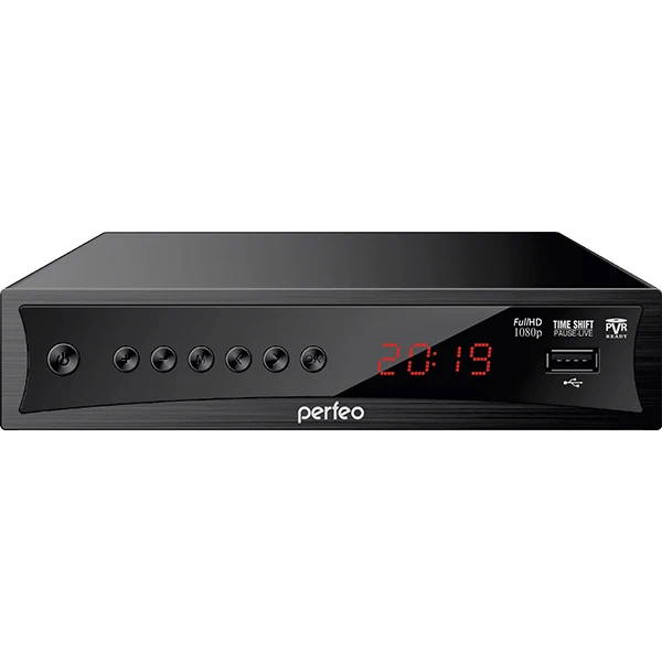 Perfeo DVB-T2/C приставка &quotCONSUL" для цифр.TV Wi-Fi IPTV HDMI 2 USB DolbyDigital пульт ДУ | Электроника