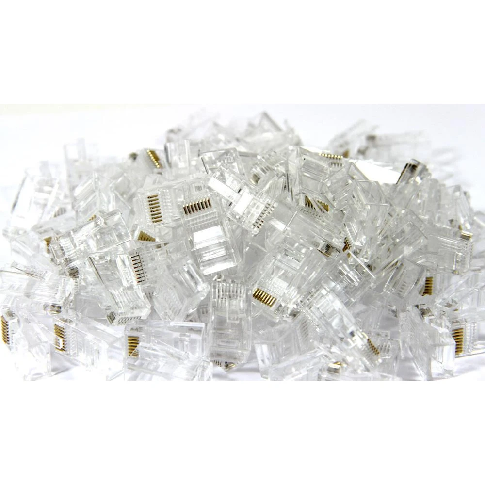 Коннекторы-полубобышки - 24 шт. Ga-plug5wg. Коннекторы 100 шт. ). Коннектор rj-45 категории 5e (100 шт).