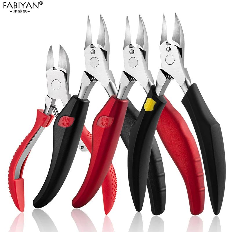 Nail Art Clipper Nipper Manicure Fingernail &Toenail Scissors Ingrown Dead Skin Plier Stainless Steel Trimming Care Tool