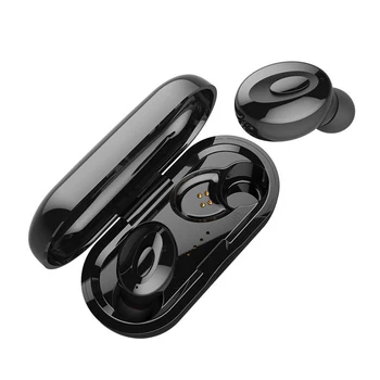 

Portable Automatic Double Battery Charging Bluetooth Earphone Wireless Noise Reduction Sports Ergonomic High Compatibility