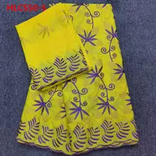 Африканский модный дизайн платья Швейцарский хлопок с вышивкой ткань высокого качества нигерийские кружева вуаль полированная хлопковая ткань