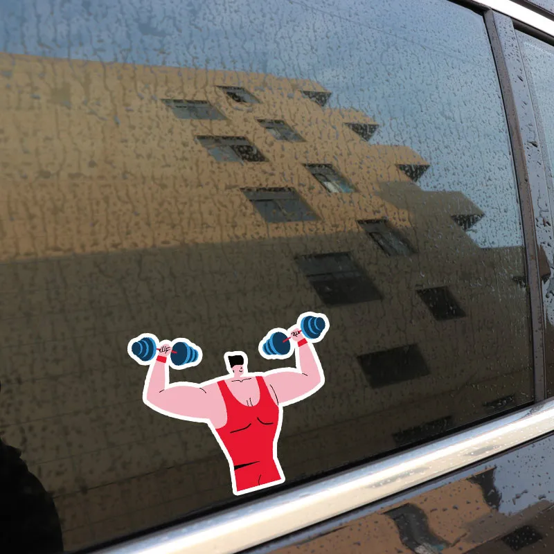 EBdecal крутые спортивные упражнения Тяжелая атлетика для авто