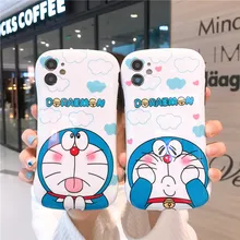 Doraemon – jolie coque de téléphone en Silicone, dessin animé, pour Huawei p40/p30/mate30/nova7/Glory v30/Nova6se/Mate30/Nova5/5pro 