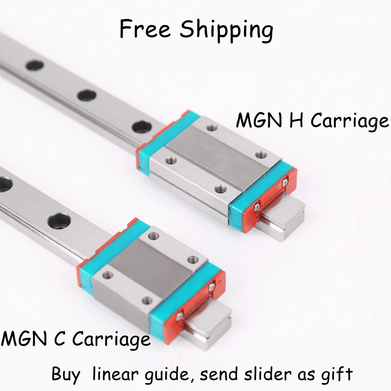 

Free Shipping Slider Rail Guide MGN MGN7 MGN12 MGN15 MGN9 1pc 300-800mm Miniature Linear Guide Rail Slide 3D Printer CNC Tool