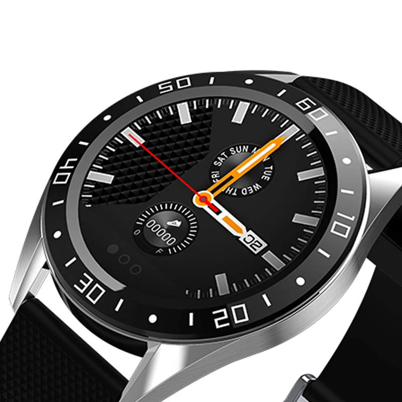 смарт часы GT105 1.22 дюйма круглый экран Измерение артериального давления для
