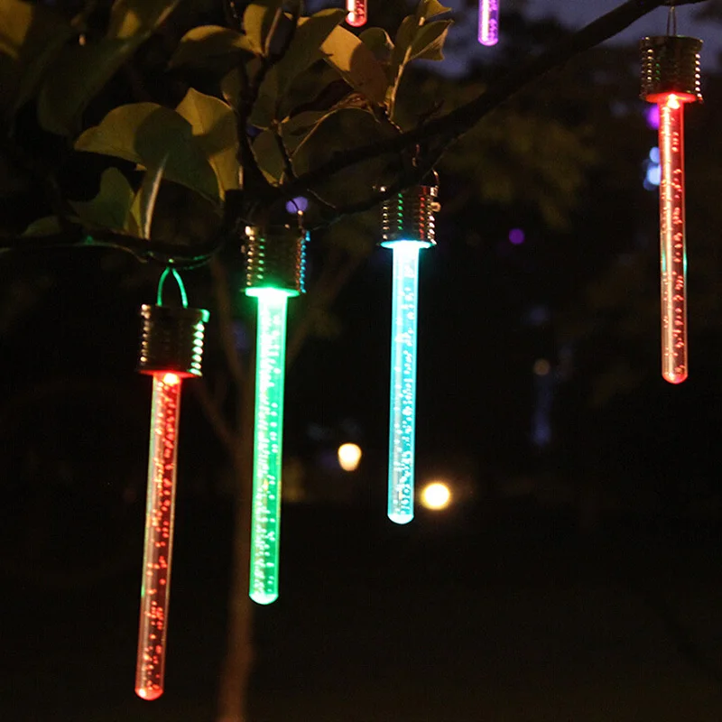 Рождественская светодиодная акриловая лампа на солнечной батарее уличный