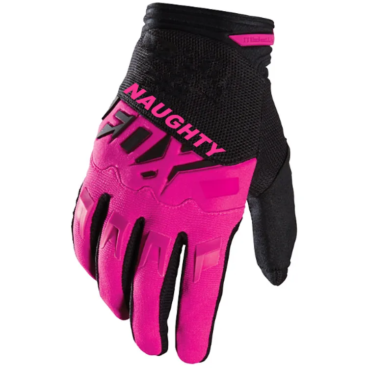 Новинка Naughty Fox Dirtpaw 360 MX гоночные перчатки Enduro MTB DH мотокросса велосипедные гоночные перчатки - Цвет: Розовый
