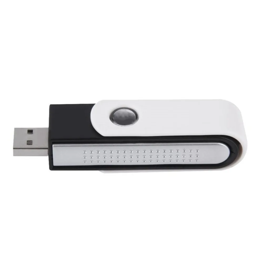 Мини USB ионный очиститель воздуха Портативный USB фильтрация воздуха вращающийся Ионизатор-Воздухоочиститель USB адаптер свежий для ПК автомобиля домашнего офиса