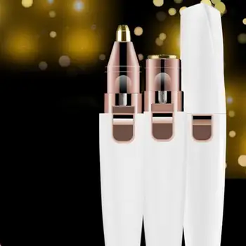 

Mini Body Facial Electric Epilator Portable Lipstick Shape Painless Hair Remover Neck Leg Epilator Electric Eyebrow Trimmer