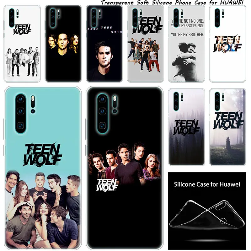 luxury Soft Silicone Case TV Show Teen Wolf for Huawei NOVA 3 3i 5 5i P20 P30 Pro P9 P10 P8 Lite 2017 P Smart Z Plus 2019 Cover | Мобильные