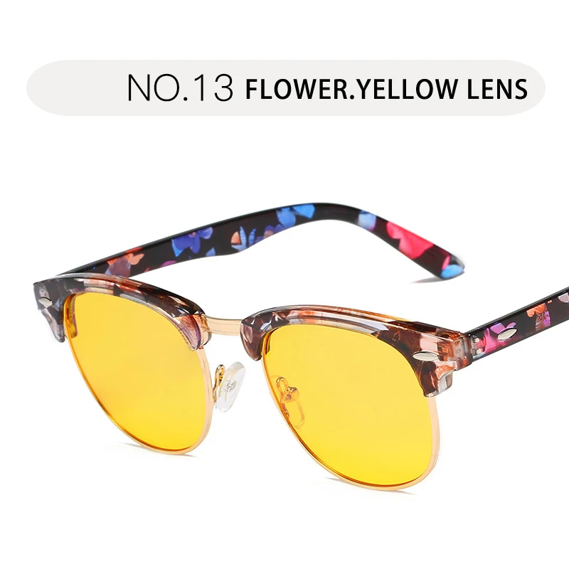 Унисекс анти-голубые легкие компьютерные очки мужские ретро рамки нулевой диоптрий телефон очки - Цвет оправы: Flower.Yellow Lens