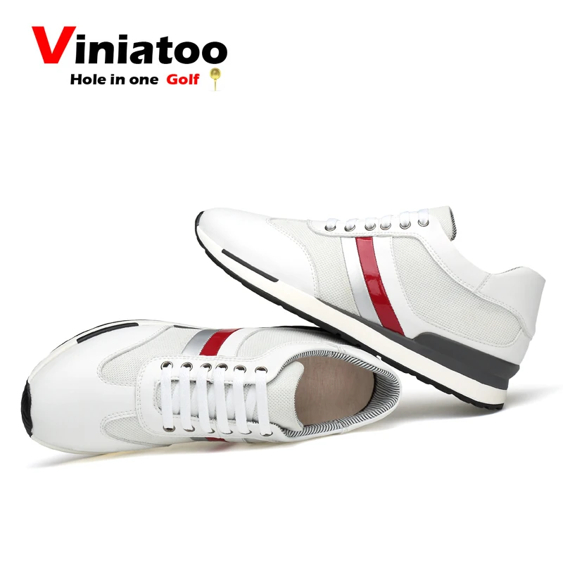 

2020 New Mens Athletic Golf Sneakers Outdoor Breathable Training Golf Shoes for Men Lightweight Lace Up Sport Sneakers Male