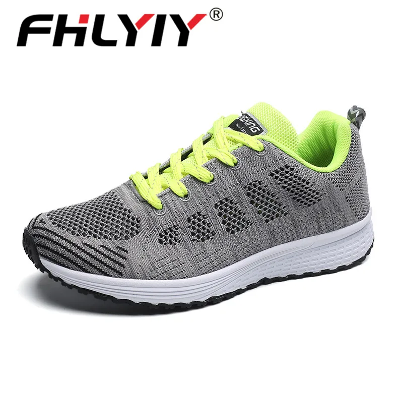 Fhlyiy/Размеры 35-44; повседневная мужская обувь из дышащей сетки; Лидер продаж; Легкая женская обувь; прогулочная обувь; tenis feminino; обувь черного цвета