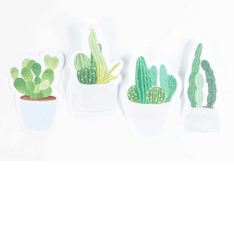 

30 Pages Memo Pad Stickers For Leaving a Message Cactus love Children's Reward Sticker Booklet Gifts For Kids School Supply