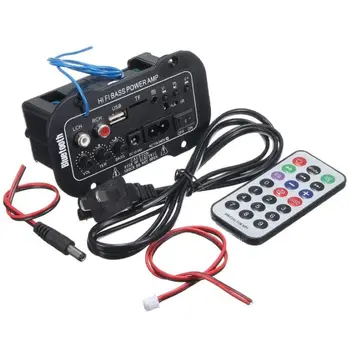 

Car Bluetooth Usb Mini Amplifier Radio Audio Digital Amplifier Tf 2.1 Hi-fi Bass Power Amp Harness Connector 5 Inch 220v