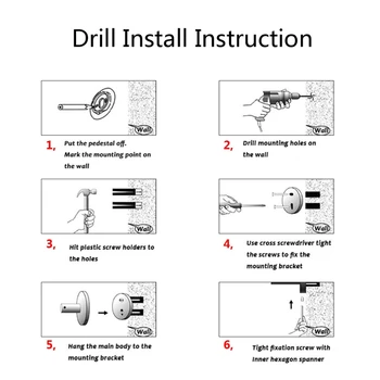 

Towel Ring Hand Towel Holder for Bathroom Hand Towel Racks Wall Mount CORC