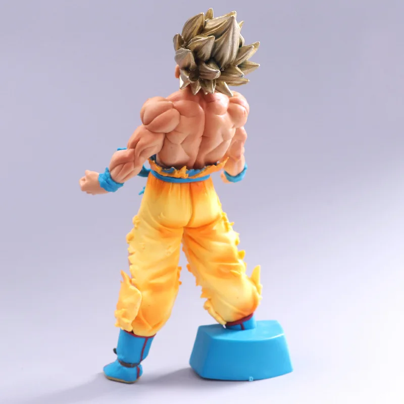 Аниме Гараж Комплект Модель qlz Супер Saiyan для крови супер блонд Гоку взрывоопасный газ в коробке