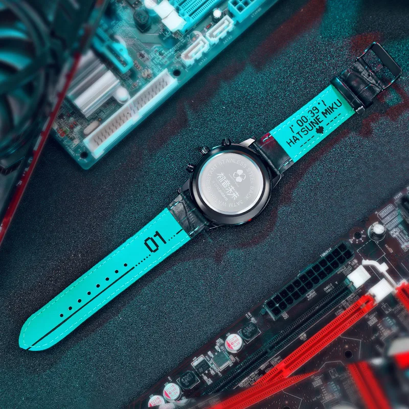 Hatsune Miku Anime Watch Waterproof Manga Role Kagamine Action Figure Cosplay Vocaloid Watches