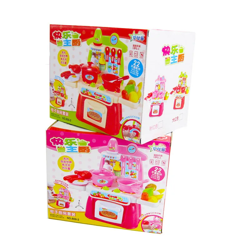 Beibigu Play House Play kitchen s комбо кухонная игрушка с светильник и звуком кухонная игрушка 888-2
