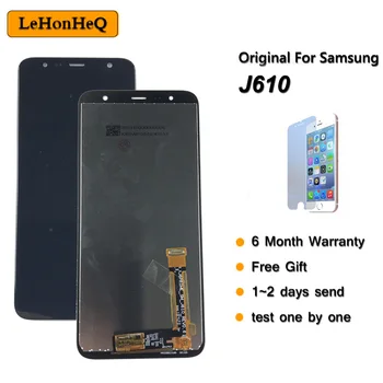 

Super AMOLED For Samsung Galaxy J6+ 2018 J610 SM-J610F J610FN LCD display Touch Screen Assembly for Samsung J6 plus lcd screen