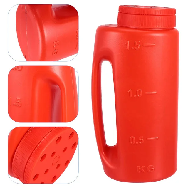 Hintó Edénymag Permetező Só -Szóró A Hóhoz És Jég Háziállat -Adagolóhoz Kis Járdák 3 Színű Autópálya 1Db Olvadék Öntözés - Image 5