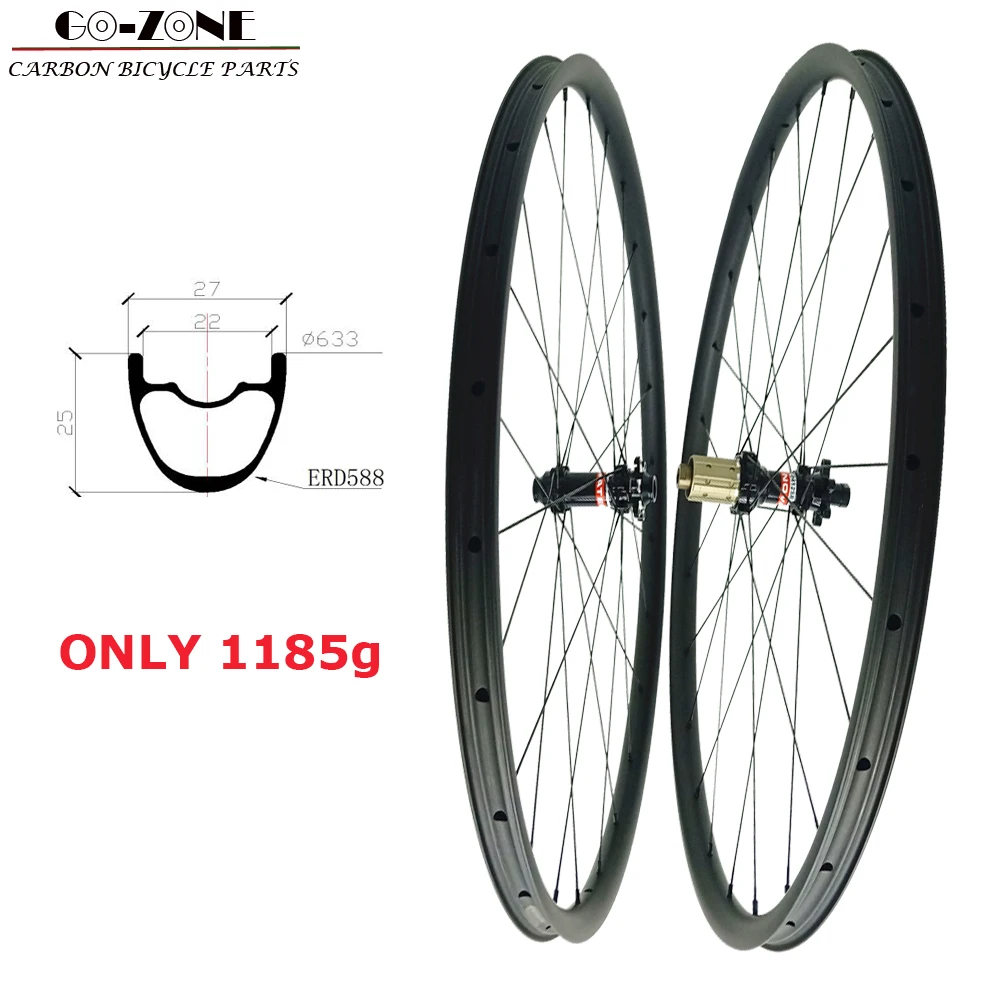 Mtb Колеса 29 Углеродные 27x25 мм только 1185 г супер легкие бескамерные mtb колеса 29er