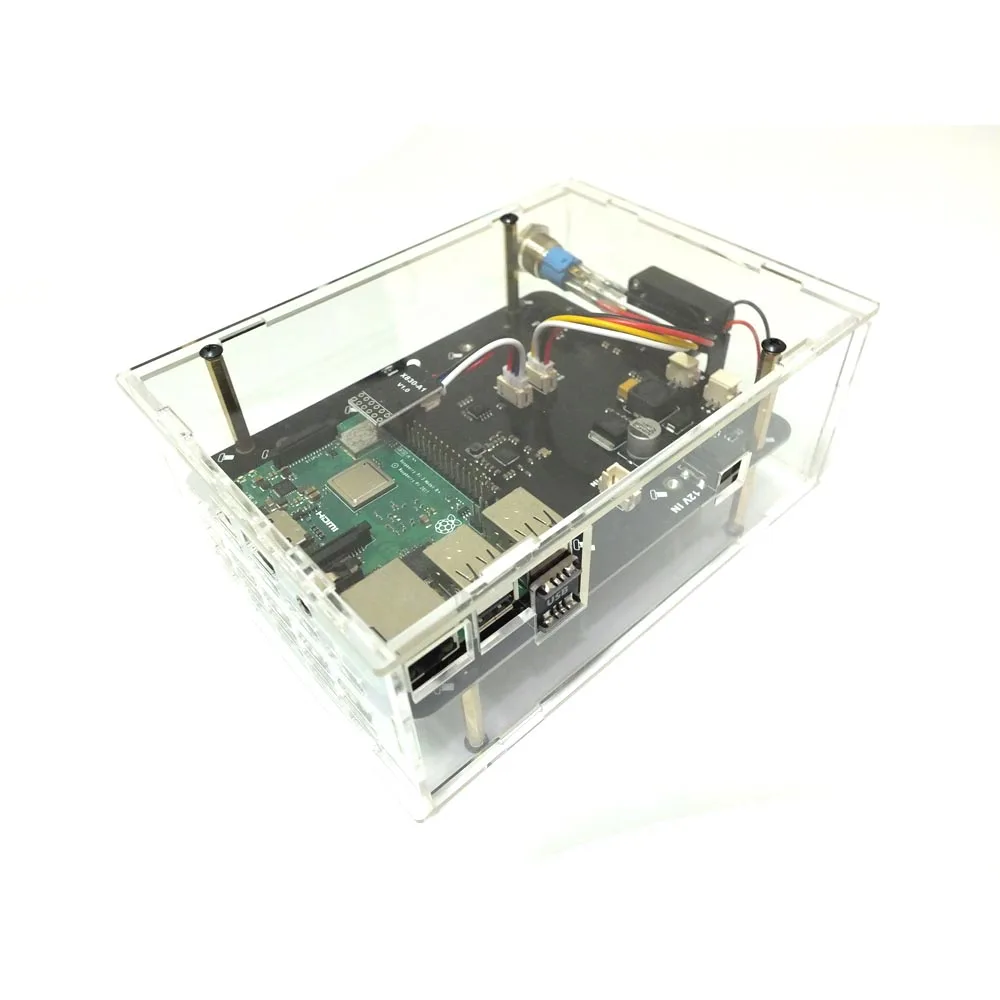  Placa de almacenamiento Raspberry Pi X820 V3.0 SSD y HDD SATA con Kit de carcasa de Metal placa X82