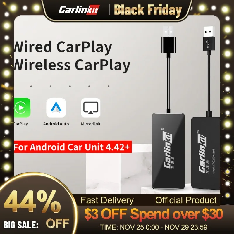 Carlinkit беспроводной адаптер CarPlay Android автомобильный ключ зеркало для изменения