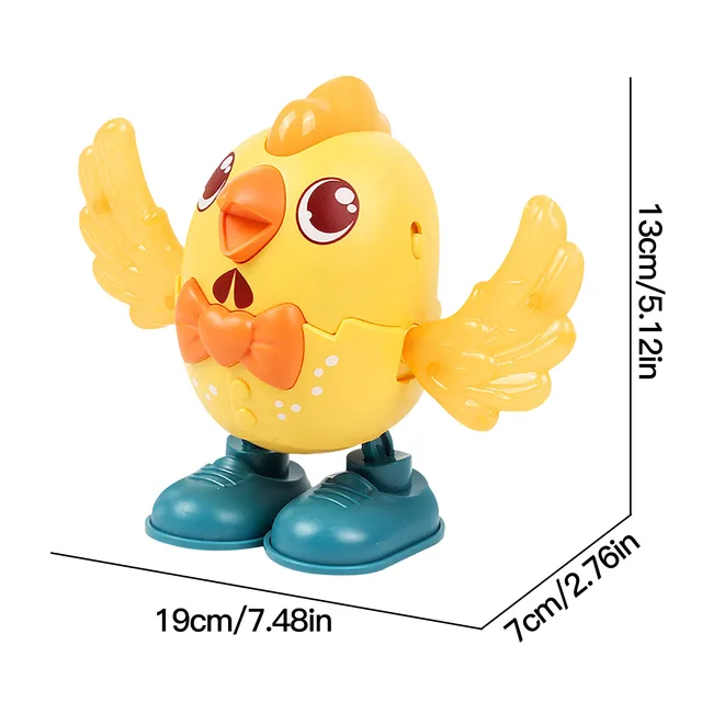 Baby Voice Control Rolling Little Dancing Chicken Toy Walk Sing Brain Game Interactive Crawling Electric Toys for Kids 6