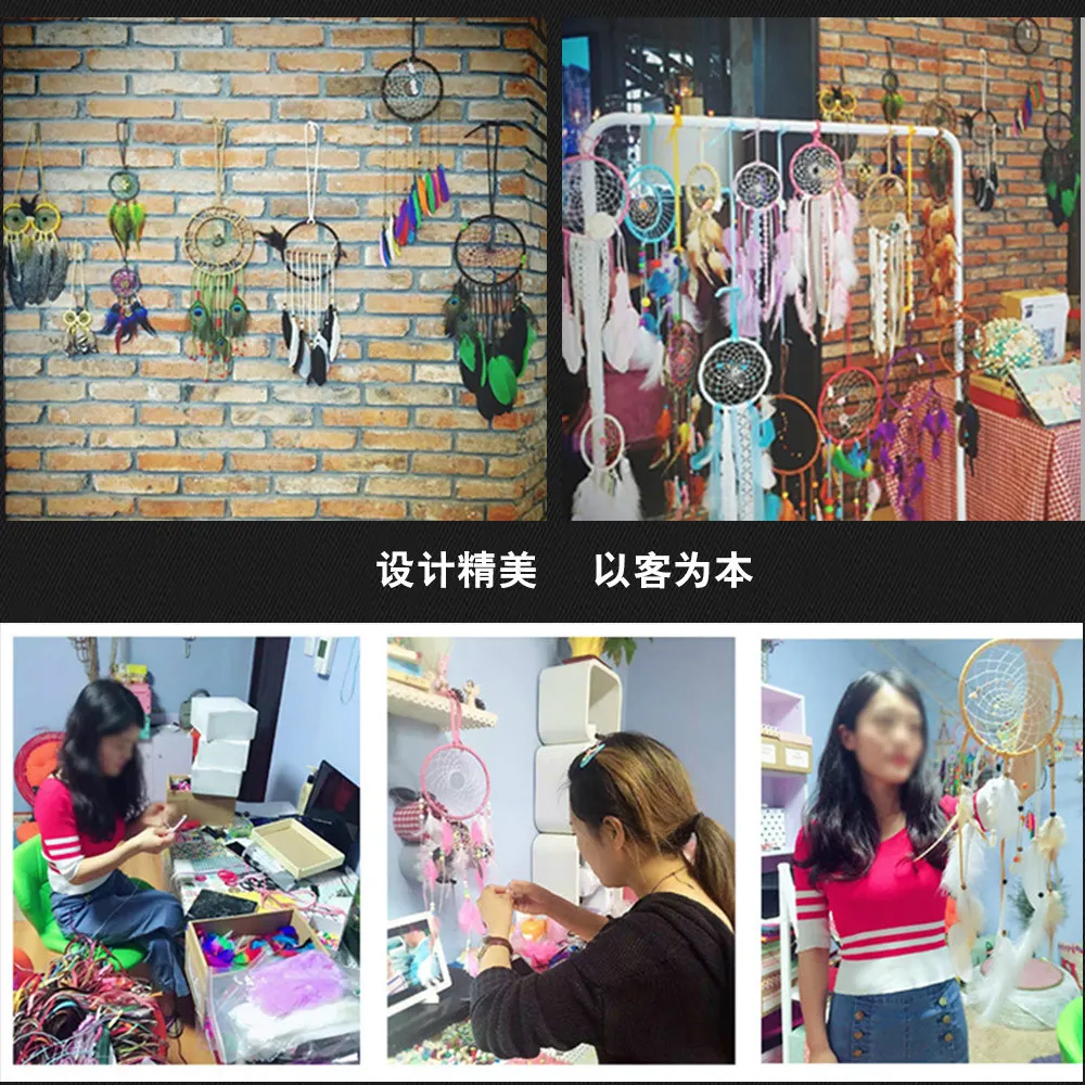 INS Hipster Creative Dreamcatcher Cloud Hanging Decoration GIRL'S Room Decoration Clouds And Month Wind Chime Pendant Dreamcatch