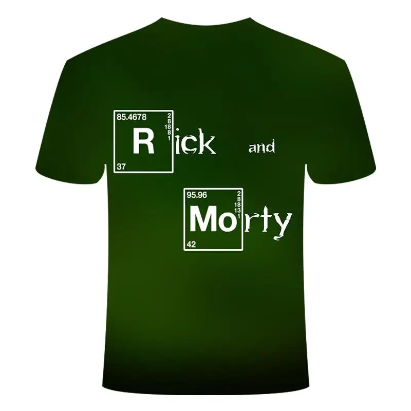 Прямая поставка Rick and Morty By Jm2 Art 3D Футболка мужская детская футболка летние футболки с короткими рукавами и круглым вырезом большого размера 6XL